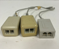 Lot of 3 Farallon PhoneNET PLUS 2-Port Apple Mac Phone Adapter Appletalk BOX#66 picture