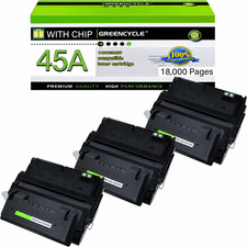 3PK Q5945A BK Toner Cartridge Fits For HP 45A 4345 M4345x M4345xs MFP High Yield picture