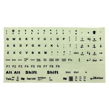Keyboard Stickers, English Keyboard Sticker Glow in The Dark, Keyboard Letter St picture