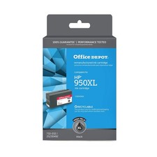 Office Depot Reman Ink Cartridge, Compare To HP 950XL, Black, Lot Of 2 picture