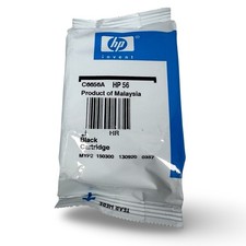 HP 56 Black Inkjet Print Cartridge C6656A Genuine OEM Factory Sealed Malaysia picture