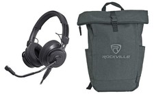Audio Technica BPHS2Ca-XF4 Broadcast Stereo Condenser Headset 4Pin XLRF+Backpack picture