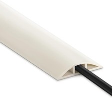 4FT Cord Cover Floor, Beige Cord Hider Floor, Extension Cable Cover Power Cor... picture