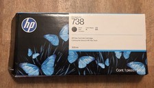 HP 738 300-ml Black DesignJet Ink Cartridge, 498N8A picture