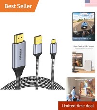 Versatile 10FT HDMI to USB C Cable 4K60Hz for Seamless Multimedia Experience picture