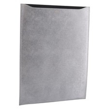 CELINE iPad Case Leather Silver Auth 199148 picture