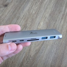 LIONWEI USB-C Hub for MacBook Pro Air 7-in-2 HDMI SD TF USB 3.0 Adapter picture