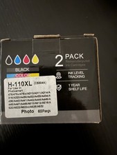 2-Pack Compatible 110 Ink Cartridges for HP PhotoSmart A510 A520 A530 A610 A620 picture