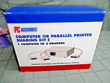 NOS 1992 VINTAGE SWITCHBOX 2-Way A/B I/O DB25 Parallel Printer Manual Rotary Swi picture