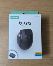 ELECOM bitra Trackball Mouse Quiet Thumb Bluetooth 2.4GHz M-MT1MRSABK Black NEW picture