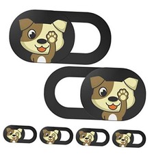 Cute Laptop Camera Cover Slide,6 Packs Ultra-Thin Webcam Cover Blocker Dog picture
