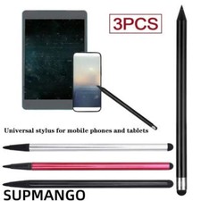 Portable 2 in 1 Universal Touch Screen Pen Capacitive Stylus For Mobile Phones T picture
