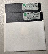 Two Disk PC-WRITE #4199 DOS IBM Tandy Vintage picture