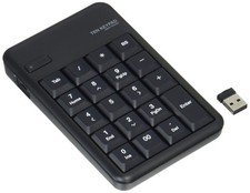 ELECOM USB-A Wireless Membrane Numeric Keypad, 10 Million Keystroke Durability, picture