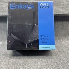 Linksys Classic Micro Pro 6 AX & AC5400 Dual Band WiFi 6 Router, Black (LN3121) picture