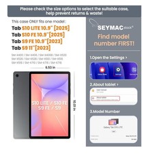 Seymac Samsung Protective Case, Screen Protector, 360 Stand, Hand & Should Strap picture