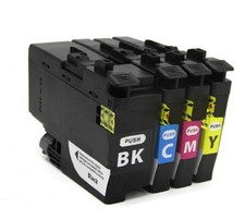 4PK New Ink Set + chip fits Brother LC406 MFC-J4335DW MFC-J4345DW MFC-J6955DW picture
