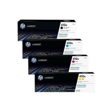 HP 410A Toner Set Compatible 4-Pack CF410A CF411A CF412A CF413A For M452 M477 picture