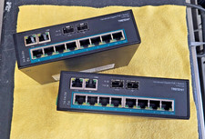 *Lot of 2* TRENDnet TI-PG102 switches, 10-Port industrial Gigabit PoE+ picture