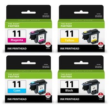 Compatible 11 Printhead 4-Pack (Black/Cyan/Magenta/Yellow) Designjet 110plus picture