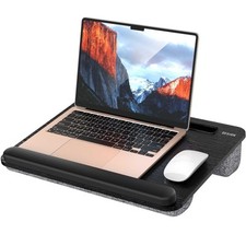 LT08 Laptop Stand, Portable Lap Desk with Pillow Cushion, Fits up to 14 inch ... picture