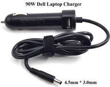 90W Car Charger for Dell Laptop Charger Adapter Inspiron 15 4.5*3.0mm LA45NM140 picture