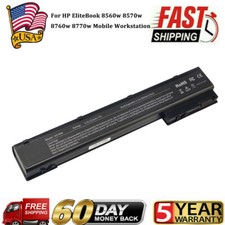 Laptop Battery For HP EliteBook 8560w 8570w 8760w 8770w Mobile Workstation US picture