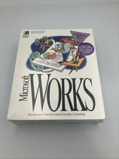 Microsoft Works 3.0 For MS-DOS and Windows 3.1 Disks 1-4 Sealed New picture