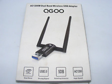 Wireless USB WiFi Adapter for PC QGOO WiFi Adapter USB 3.0 AC1200 High Gain D... picture