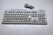Vintage Packard Bell PS/2 Computer Keyboard Model FDA-116C Multimedia Beige picture