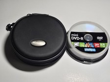 New Memorex mini DVD-R 30 min  10-Pack w/ Travel Case  picture