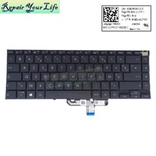 FR French Backlit Keyboard for Asus ZENBOOK UX5400 UX5400E UX5400EA UX5400EG picture