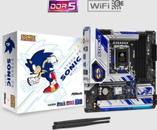 Asrock B760M PG SONIC WiFi Motherboard MicroATXLGA1700 Desktop PC Gaming. picture