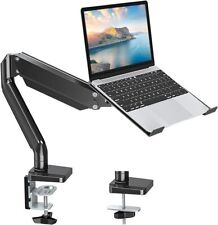 Laptop Stand Desk Mount, 2 in 1 Function Monitor Laptop Mount, Laptop Arm Fits picture