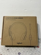Logitech Zone Wired A00100 USB-C Noise-Canceling On-Ear Headset - New - Sealed picture