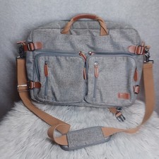CoolBELL Convertible Backpack Messenger Shoulder Bag Laptop Case Handbag Dual  picture