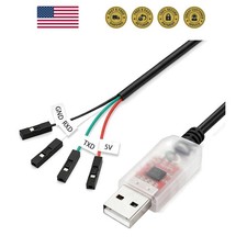 CP2102 USB to TTL Serial Adapter Cable, USB 2.0 to UART Converter 4 Pin TXD R... picture
