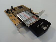 Belkin Wireless PC Card Pre-N Desktop Network IEEE 802.11b/g 2.4 GHz F5D8000 picture