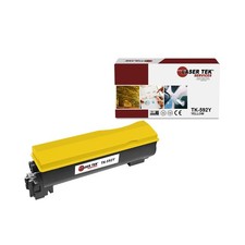 LTS TK592 TK-592Y Yellow Compatible for Kyocera FS-C2026 C2126 Toner Cartridge picture