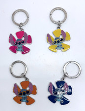 Disney Parks Lilo & Stitch 4 Piece Metal Keychains New no Tags picture