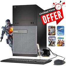 Dell Gaming Desktop Computer PC Intel i5-2nd 16GB Ram 1TB HDD AMD RX 550 Win 10 picture