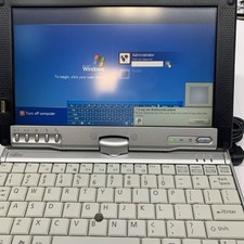 Vintage Fujitsu LifeBook P1510D Windows XP Convertible Laptop/Tablet PC - As Is picture