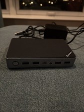 Used Minisopuru DisplayLink Docking Station 2 Monitors with Power Adapter picture