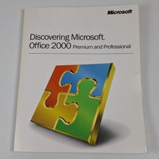 Discovering Microsoft Office 2000 Premium and Professional Manual picture