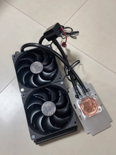 Tesla V100 SXM2 Water Cooling Kit Single GPU Aluminum Block 240mm Radiator with picture
