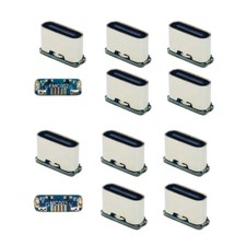 Cablecy 10pcs/lot DIY Solder Type-C Female Socket Connector Replace Micro-USB picture
