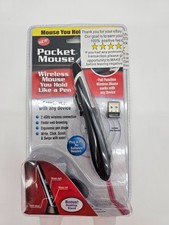 Pocket Mouse Wireless Pen Mouse 2.4GHz USB Receiver + Desktop Stand New picture