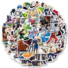 100pcs Super Smash Bro Stickers for Laptop, Cool Game Classic Mixed Color  picture