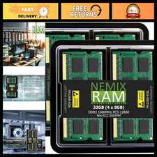 32GB DDR3 1600MHz Laptop RAM Kit (4x8GB) Non-ECC SODIMM for MacBook Pro/iMac picture