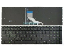 New HP Pavilion Gaming 17-CD 17-CD0010NR 17-CD0022TX Keyboard Green Backlit US picture